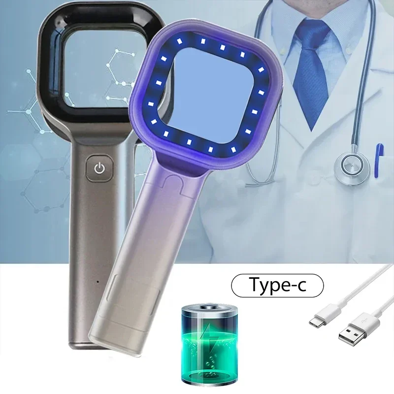 Nová lesná lampa analyzátor pokožky prenosný analyzátor kozmetického salónu UV Lampa Dermatológia dreva na analýzu skúšobného vyšetrenia