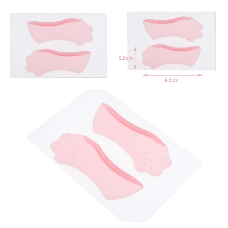 Nová mačka v tvare Silikónový lastém Lash Lift Shield Pad Opätovne použiteľné riasy Perm Patch riasy predlžovacie make-up kozmetické nástroje