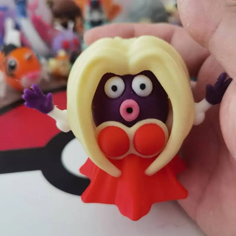 Nová mierka svet 1:20 Jynx anime postava roztomilá bábika 3D tlač modelu socha pracovná plocha Zbierka dekorácie Deti sviatočné hračky Darček