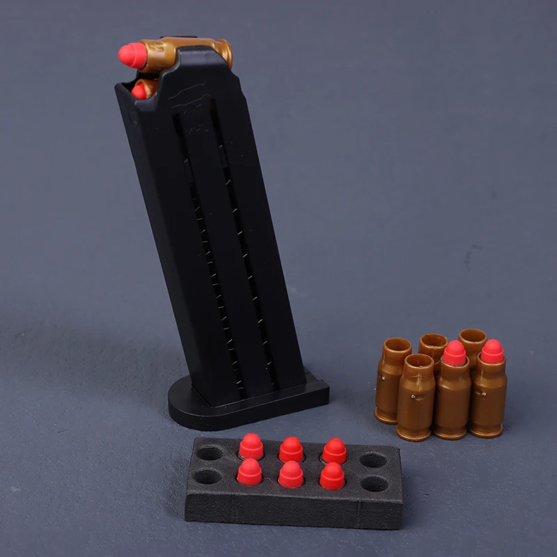 Nová mäkká guľka pre Glock/M1911/UPS/Desert Eagle Gun Gun 7mm Small Soft Bullet Clip Clip Doplnky pre vyhadzovaciu pištoľ