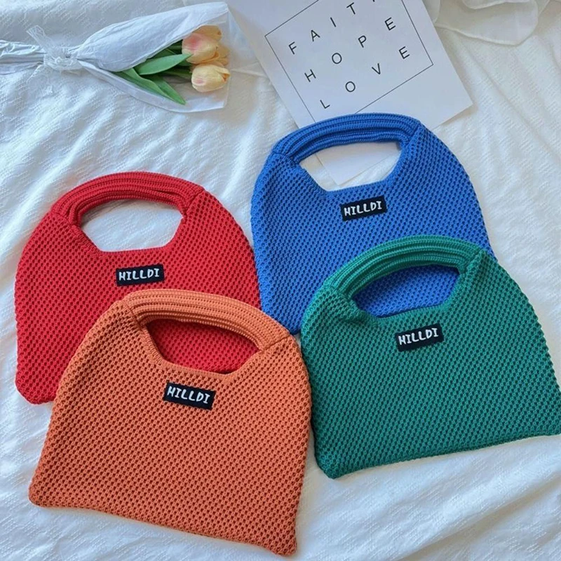 Nová módna veľká kapacita knedľa Bun Nehter Weaver Girl Candbag