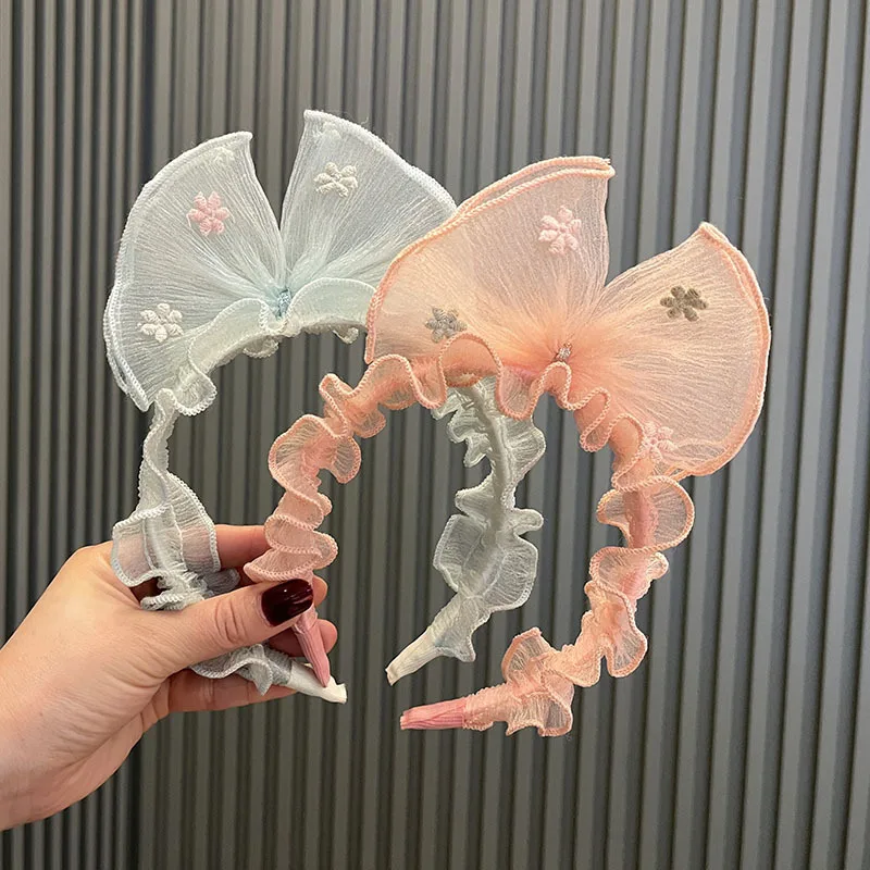 Nová narodeninová oslava Princess Hair Band Crown Imitácia perla kamienok čelenka pre dievčatá v Kórei módne vlasové doplnky