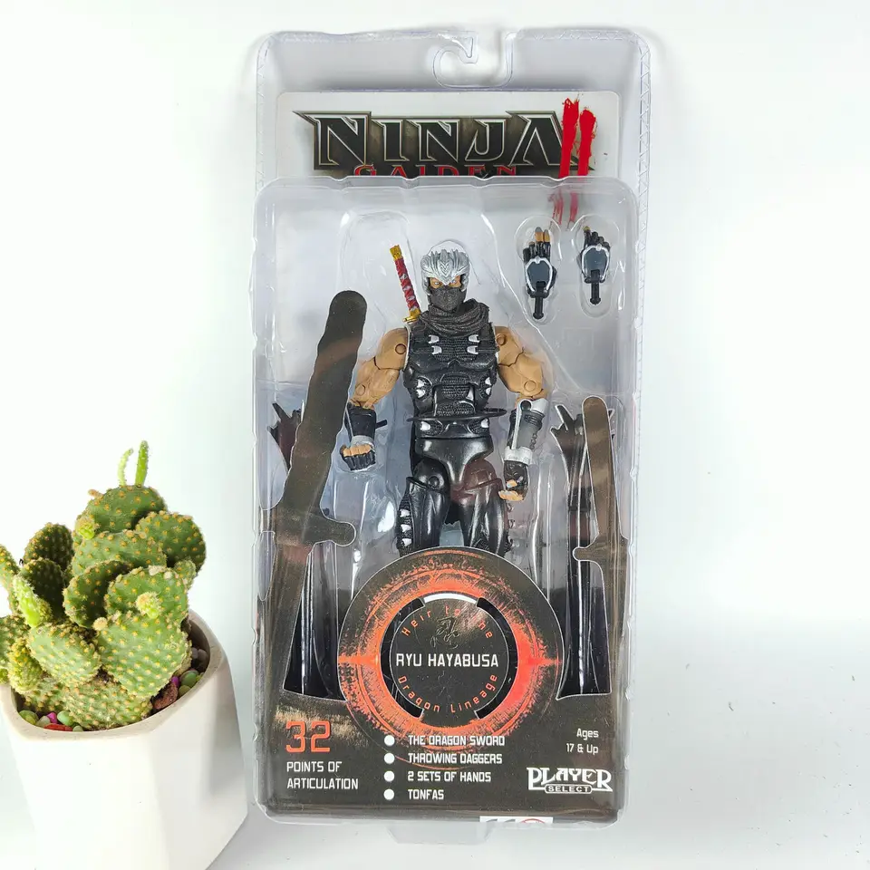 Nová neca ninja gaiden 2 Ryu Hayabusa postava narodeniny darčeky hračky Hračky Model bábika