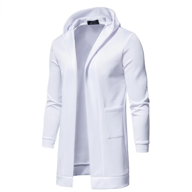 Nová neformálna šedá biela čierna priekopa Men bunda Outwear Jar Autumn