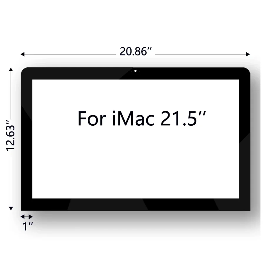 Nová náhrada A1418 Glass 2012 2013 2014 2015 2017 2019 pre Apple IMac 21,5 palca LCD sklenený sklenený panel prednej obrazovky