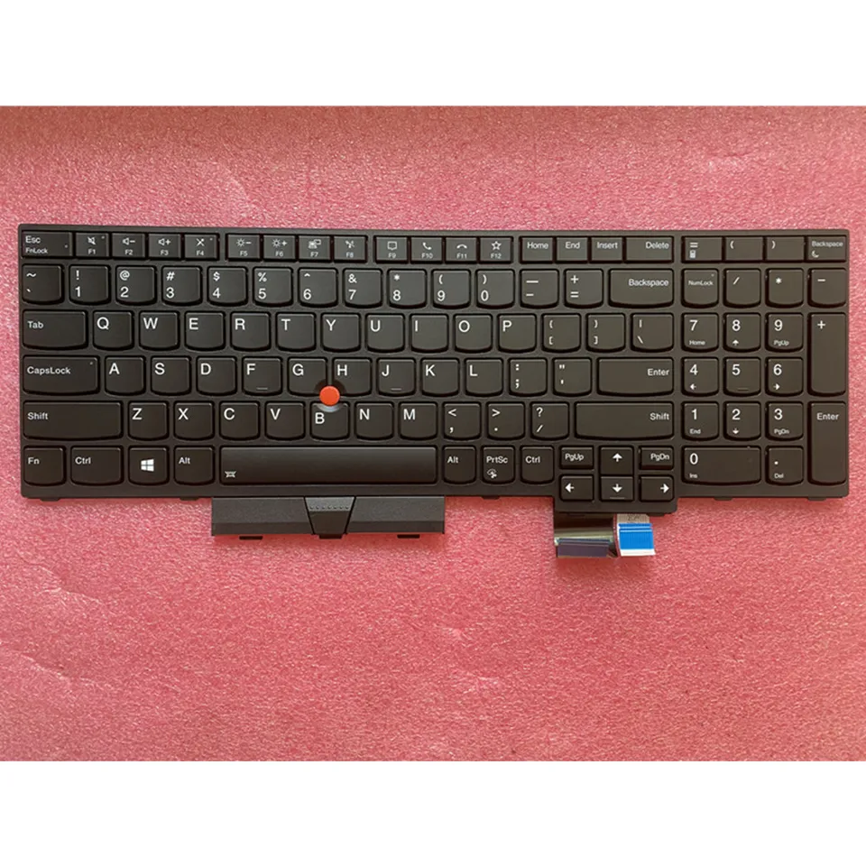Nová originálna americká anglická podsvietená klávesnica pre Lenovo Thinkpad P17 P15 T15G Gen 1 Gen 2 NAPOŽITA 5M11C88837 5M11C88838 5N21B44402