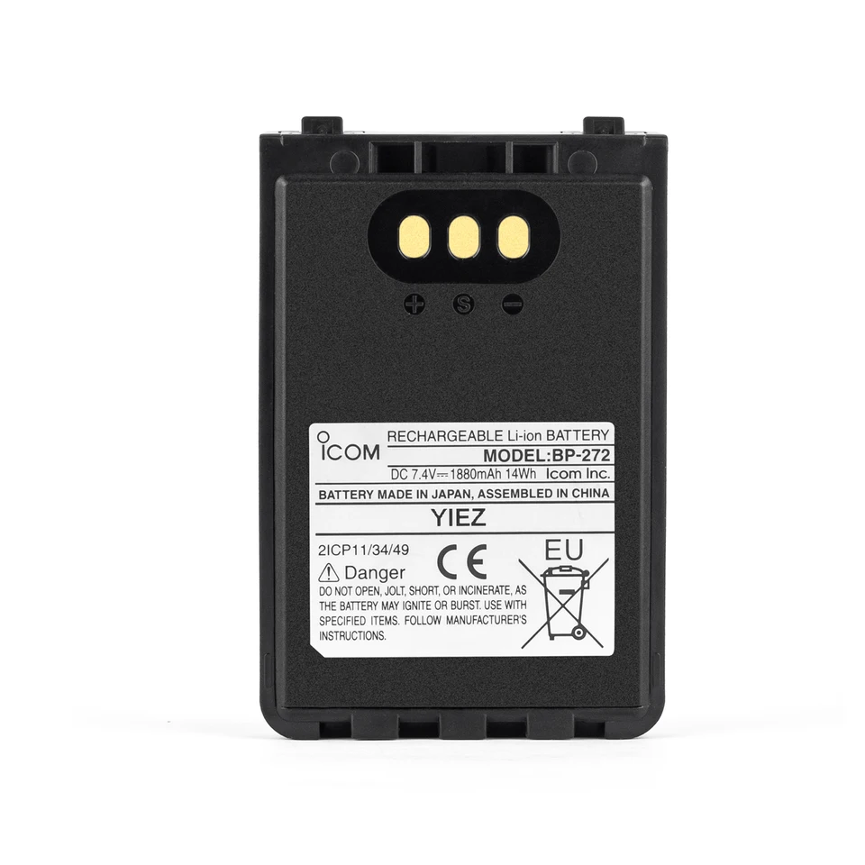 Nová originálna batéria 1800MAH BP272 pre ICOM ID-51A ID-51E ID-52A ID-52E IP-501H BP-307 BP-271 BP-273 BATTERS