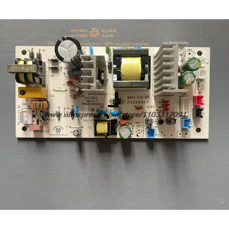 Nová originálna vysokokvalitná doska obvodu vínnej skrinky DQ04-008 Universal Power Board DQ04-01-220V-RDKWS-30T Ovládač obvodu