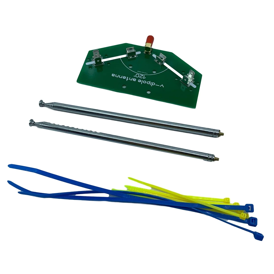 Nová parktická frekvencia prijíma 78 m-1 GHz tyč V-Dipole DIY súpravy na meranie zariadenia 137 MHz 180x100x24mm