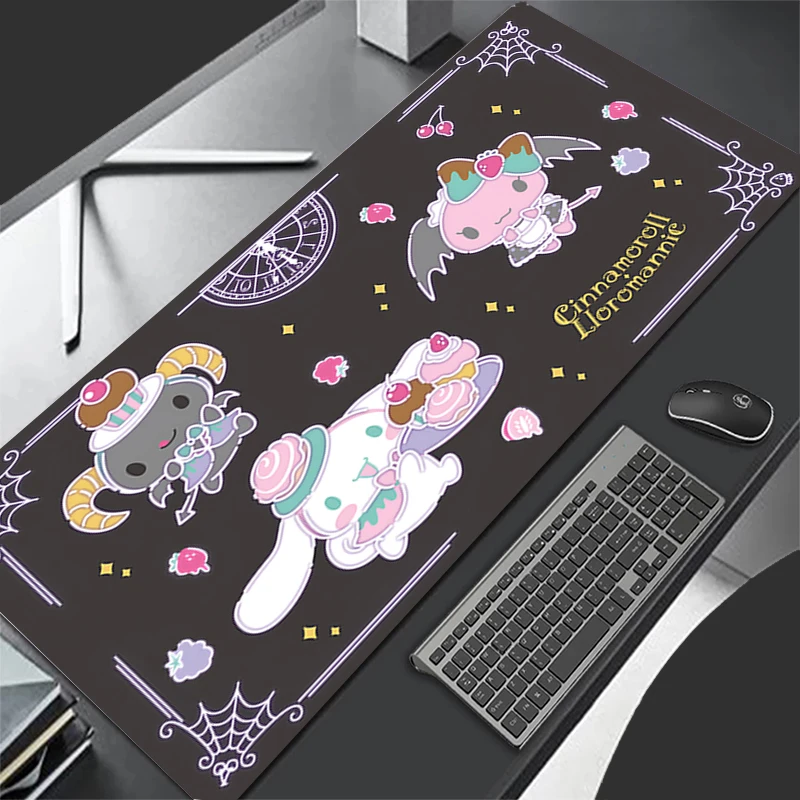 Nová podložka Mouse väčšie xxl 900x400 Speed ​​Mini PC Počítač Cinnamoroll Keyboard Pads Desk Mat Mat Hering Accessories Home Mousepad