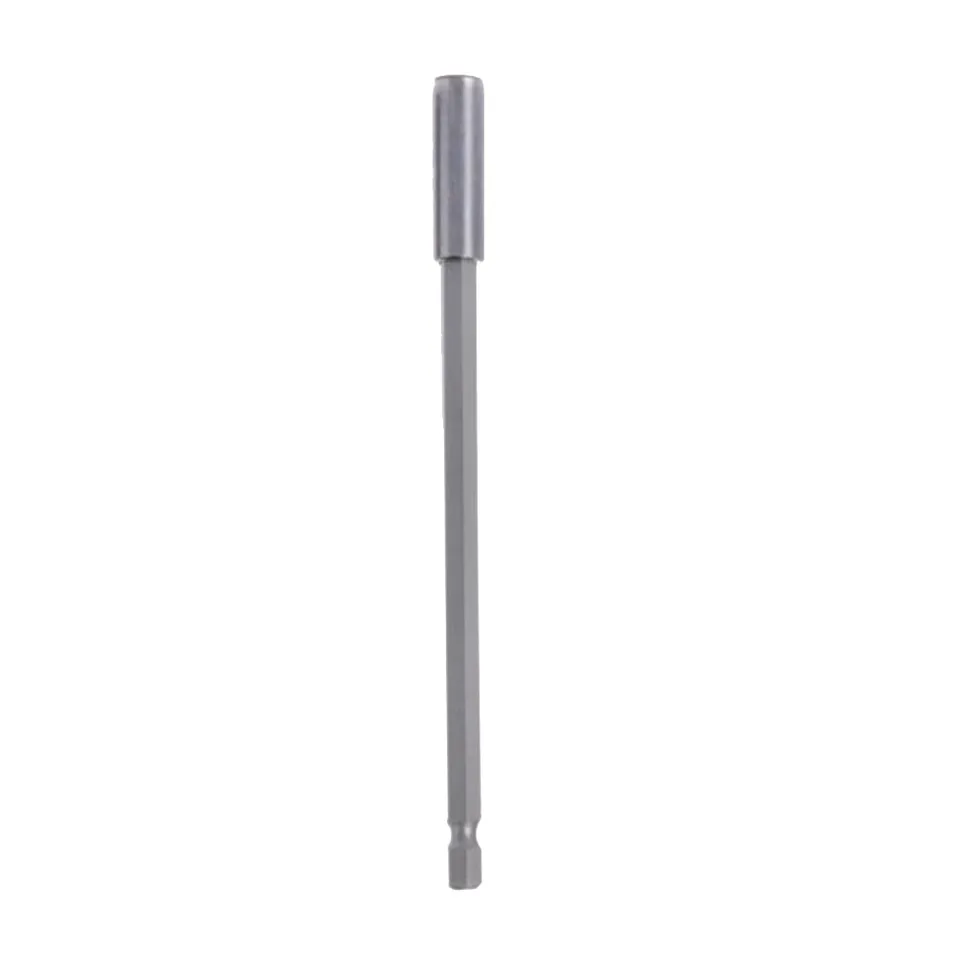 Nová predĺženie Priestorová vŕtačka DRILL Dĺžka dĺžky 150 mm držiak HEX HEX Long Screwdriver Magnetic Bit Silver 150 mm