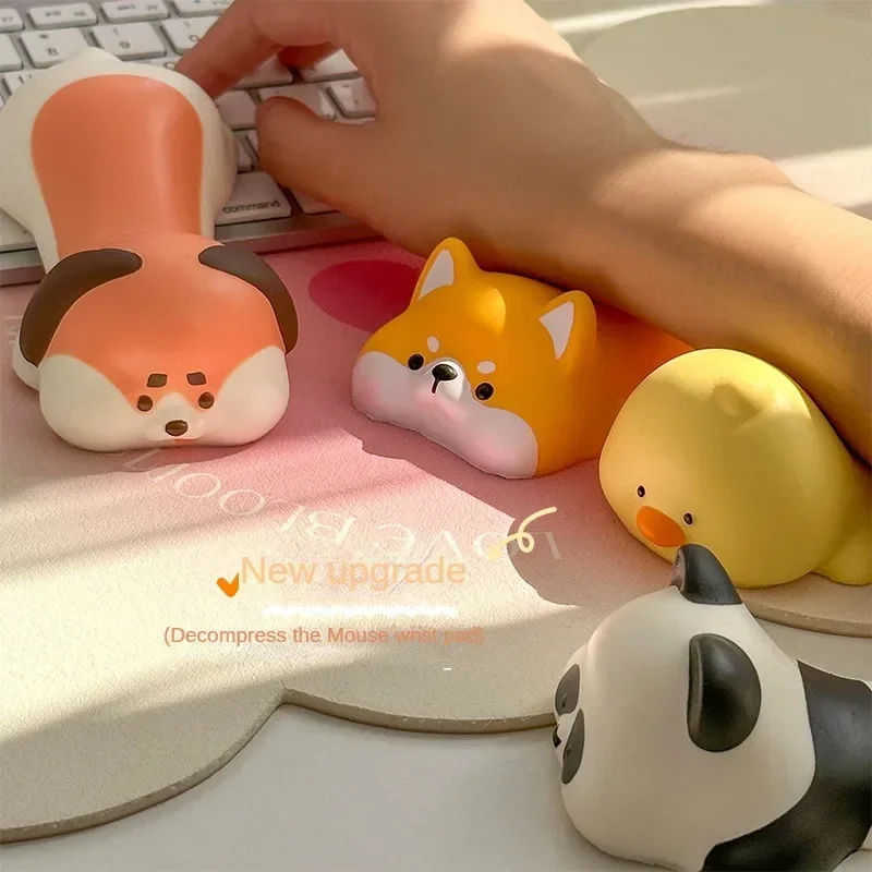 Nová roztomilá podpora zápästia Panda REST Support pre myš Pad Pad Cawaii RAM REST FOR ERGONOMIC Kawaii pomaly rastúce squishy hračky