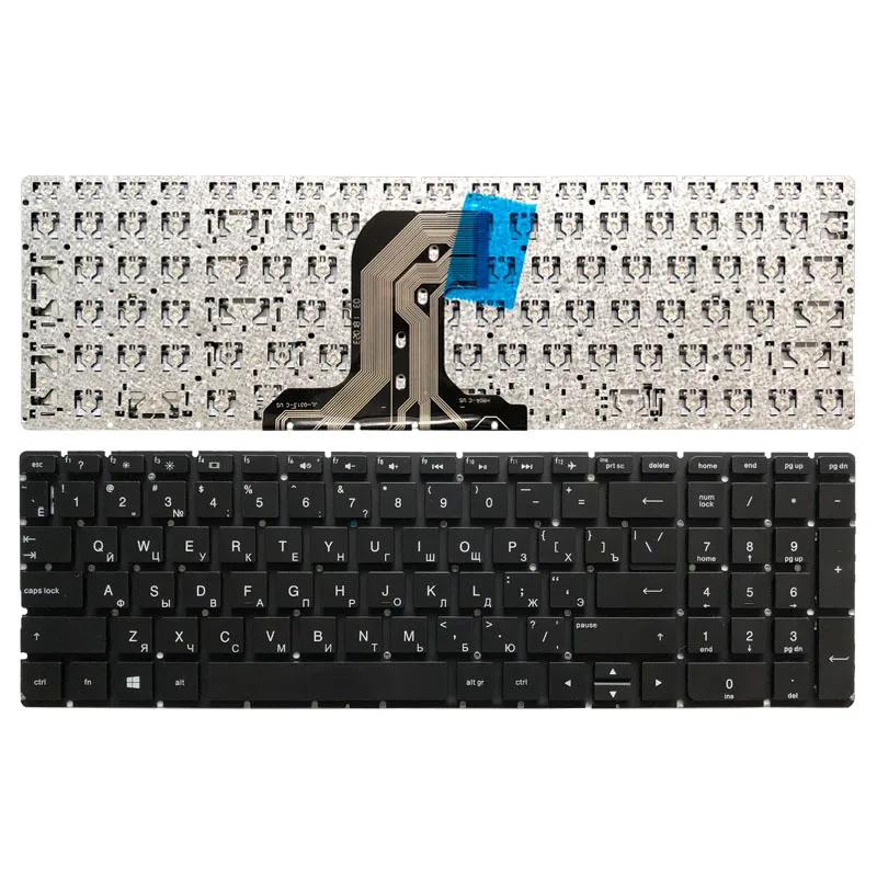Nová ruská klávesnica pre laptop pre pavilón HP TPN-W121 17-x 17T-x 17-y 17x 17y 17-yay 17-BA 270 G5 bez rámu RU