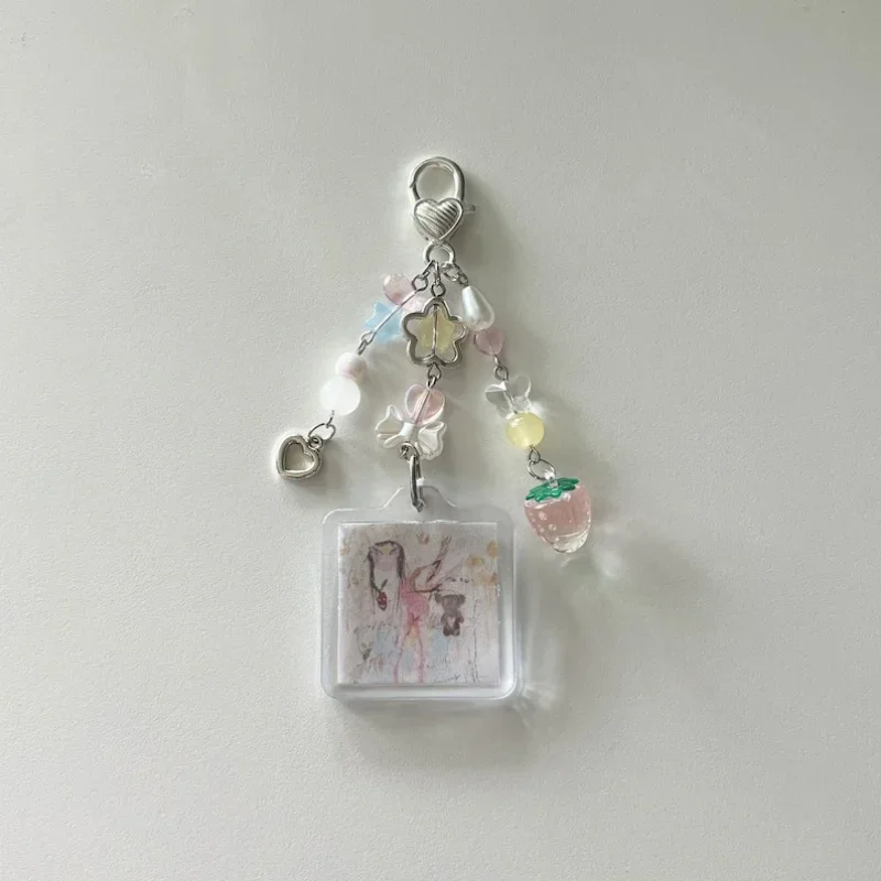 nová ružová Beatopia Pantheress Cover Cover Pastel Keychain