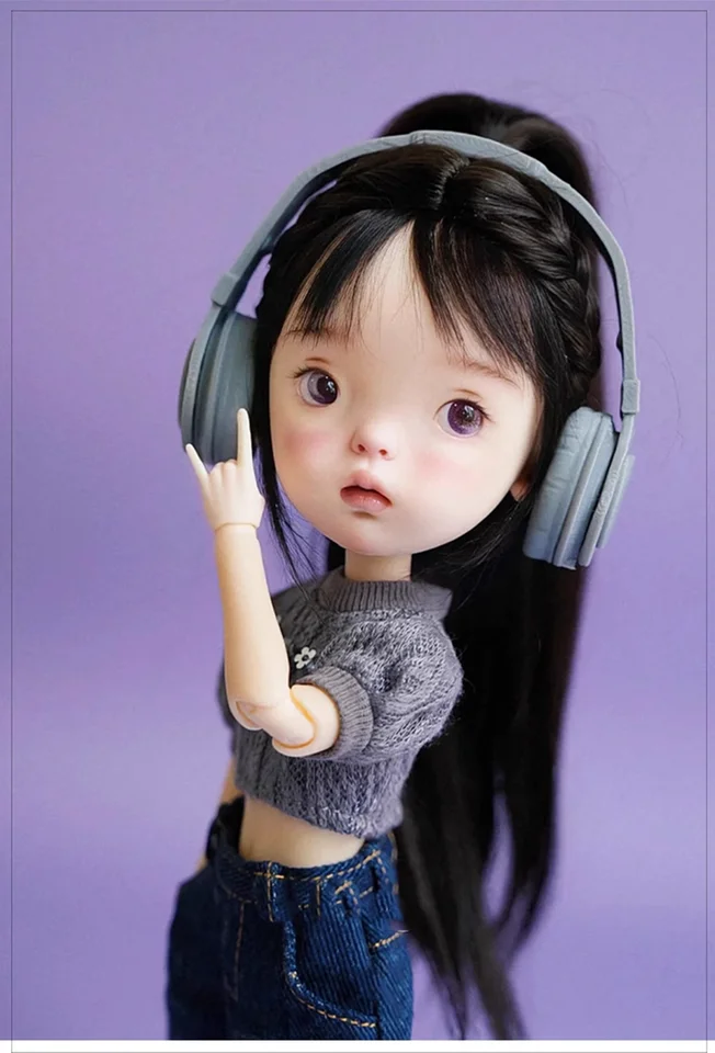 Nová SD BJD Doll 1/6bjd Originálna bábika Girl Blue Bean Girl Premium Resin Perfect Body Špeciálny spot makeup Doprava zdarma