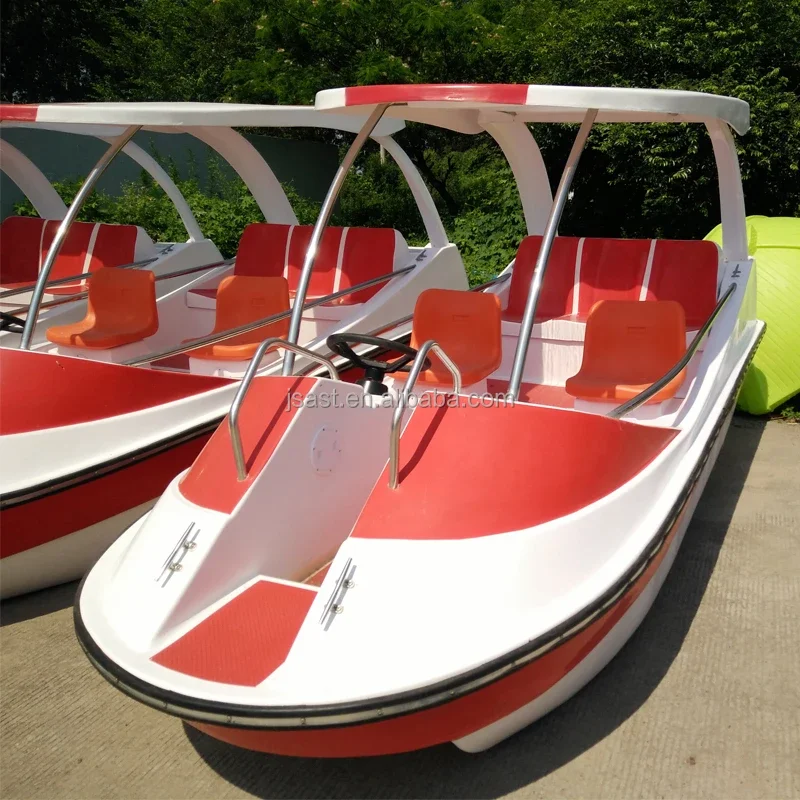 Nová sklenená elektrická loď 5 Osoba s automatickou odtokovou funkciou pre komerčné použitie najpredávanejšie zábavný park