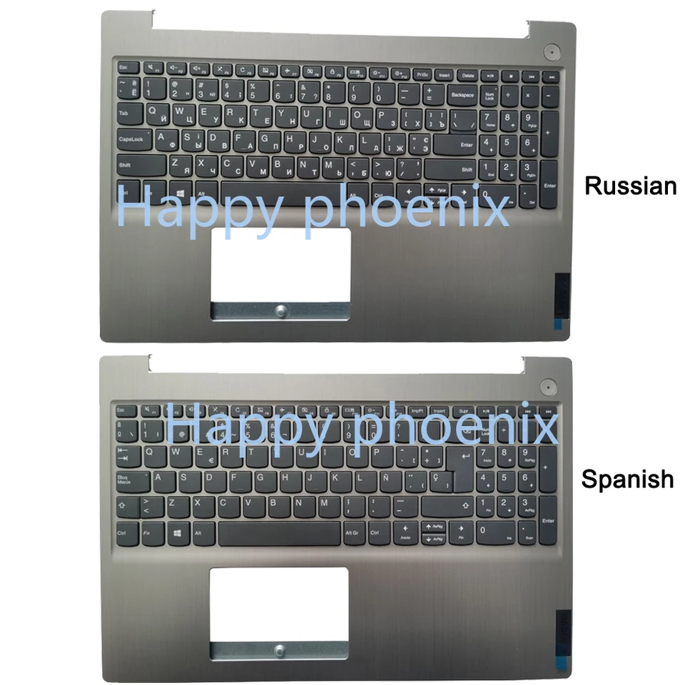 Nová SP Spanish/RU Ruská klávesnica pre Lenovo Ideapad 3 15ADA05 3-15ARE05 15IML05 15IIL05 15IGL05 s obalom na horné puzdro PALMREST