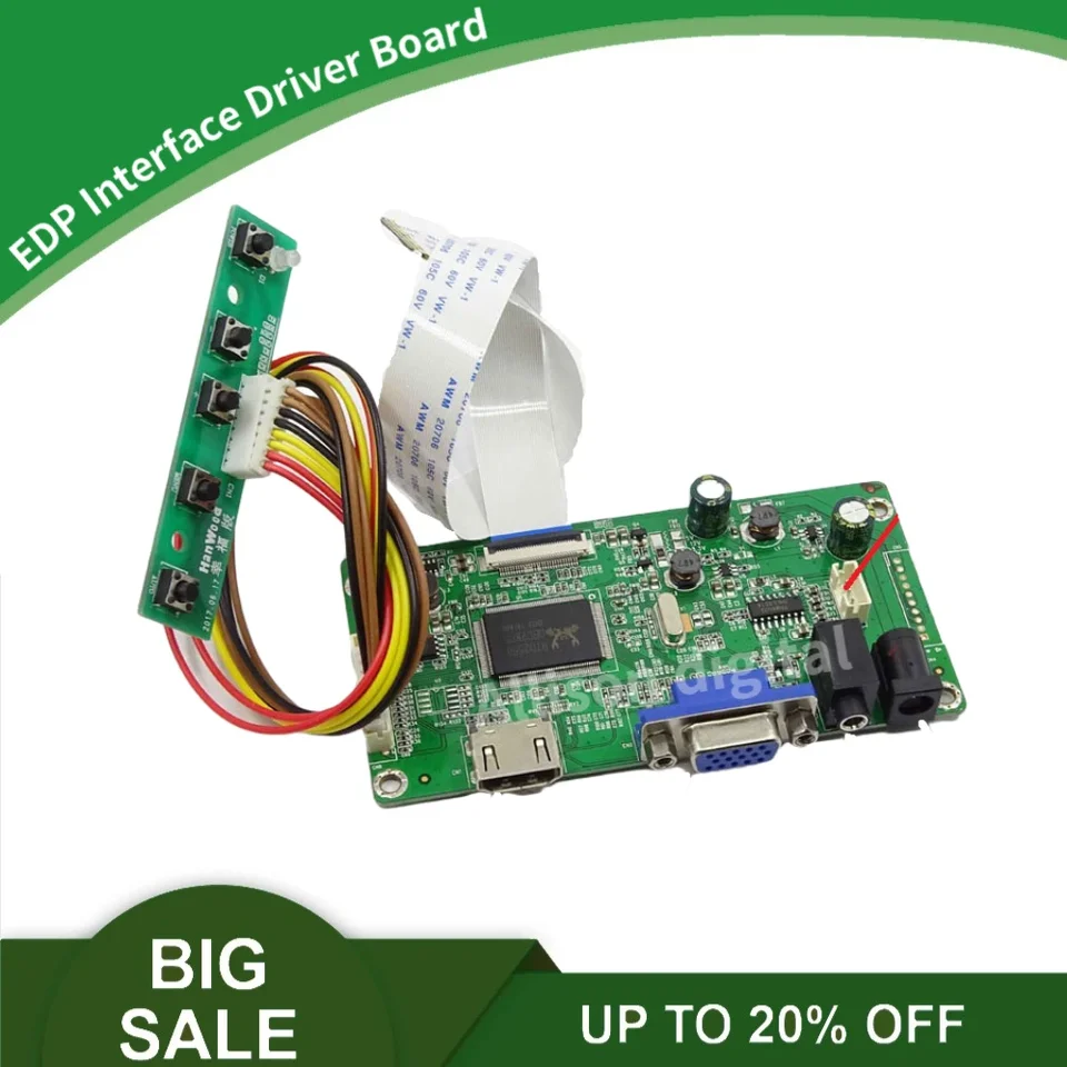 Nová súprava Monitorov riadiacej dosky EDP pre NT116WHM-N31 NT116WHM-N42 HDMI+VGA LCD LED SCREEDER SCREVER OBRAZ ODOLOK