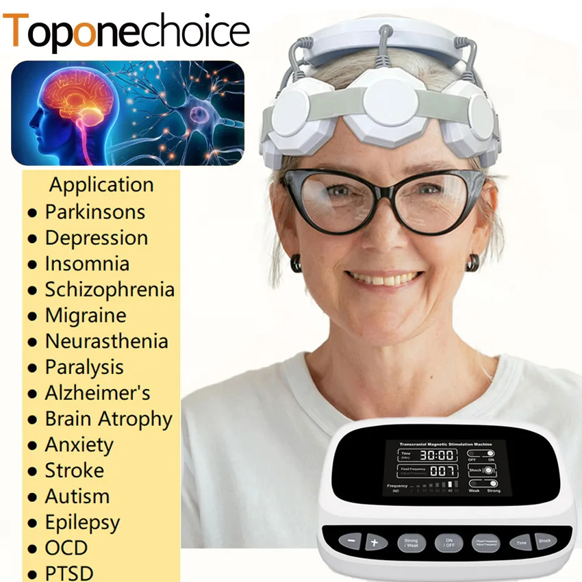 Nová transkraniálna magnetická stimulácia Parkinsonova choroba nespavosnosť depresie liečebná liečebná depresia Schizofrénia RTMS
