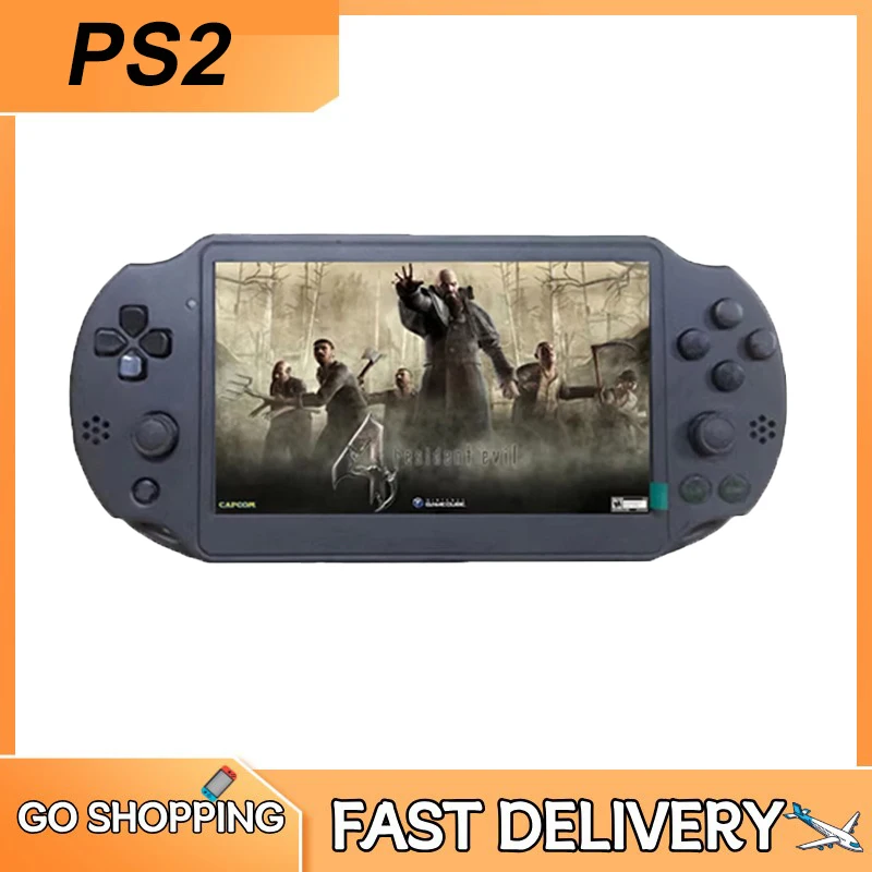 Nová verzia PS2 Pandheld Game Console Double Joystick DIY Game Boy upravená základnou doskou No Raspberry Pi nie simulátor