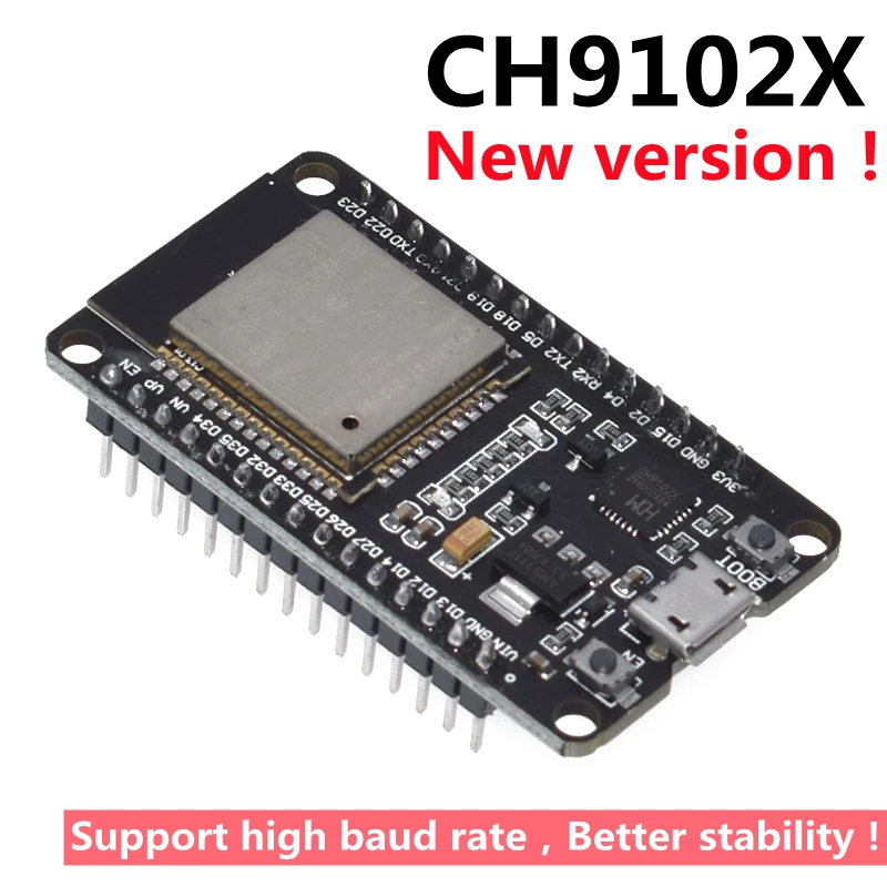 Nová verzia！ Vývojová doska ESP32 CH9102X WiFi+Bluetooth Ultra-Low Spotreba energie Duálne jadro ESP-32 ESP-32S Podobné
