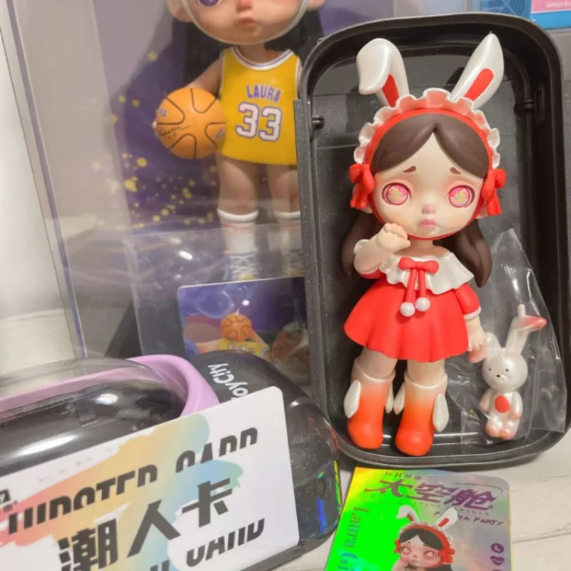 Nová vesmírna kapsula Laura Lara Pajama Party Series Blind Box Guess Bag Caja Ciega Hračky Doll Doll Cute Anime Figutop Collection