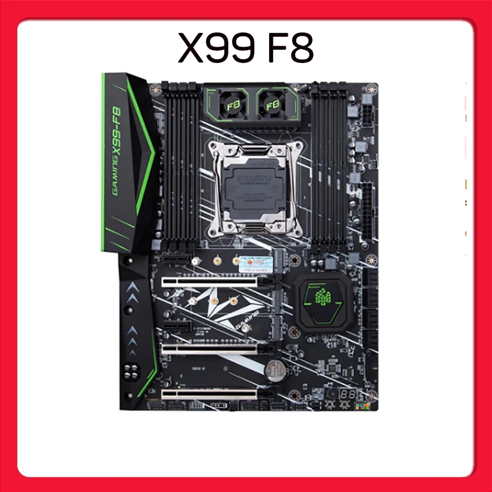 Nová X99 F8 pre Huananzhi Gaming Patboard C612 8*DDR4 LGA20 11-3 256 GB Podpora E5 V3/V4 CPU X99