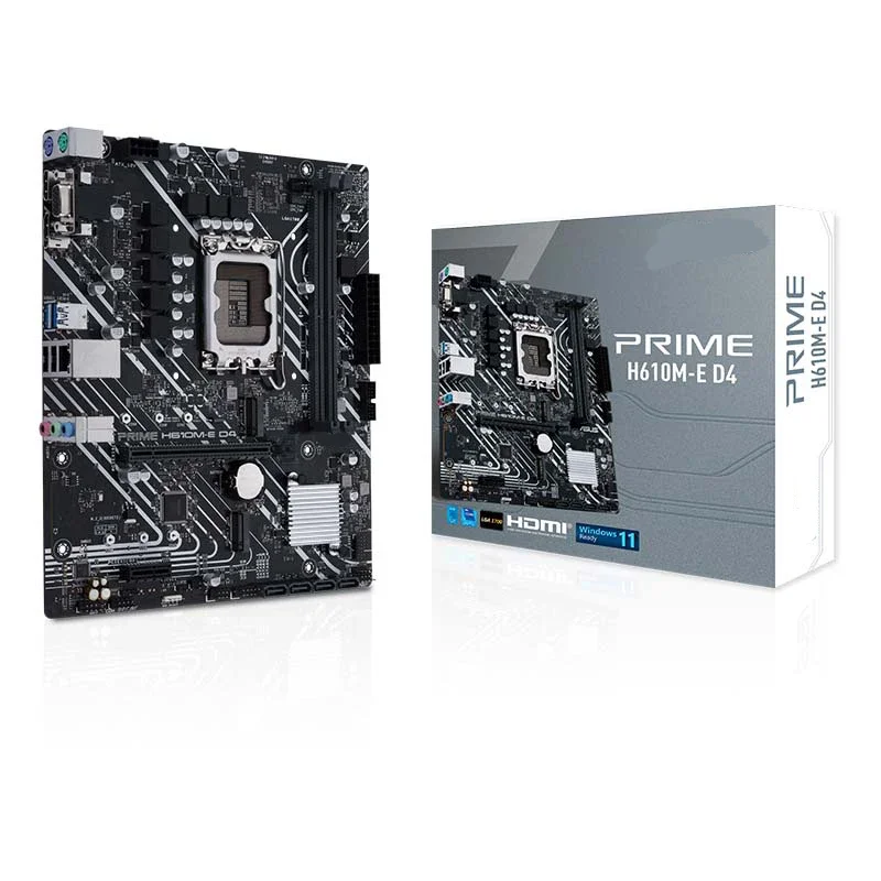 Nová zásuvka H610M-E D4 LGA 1700 pre hernú stolnú podporu 12. základná doska CPU