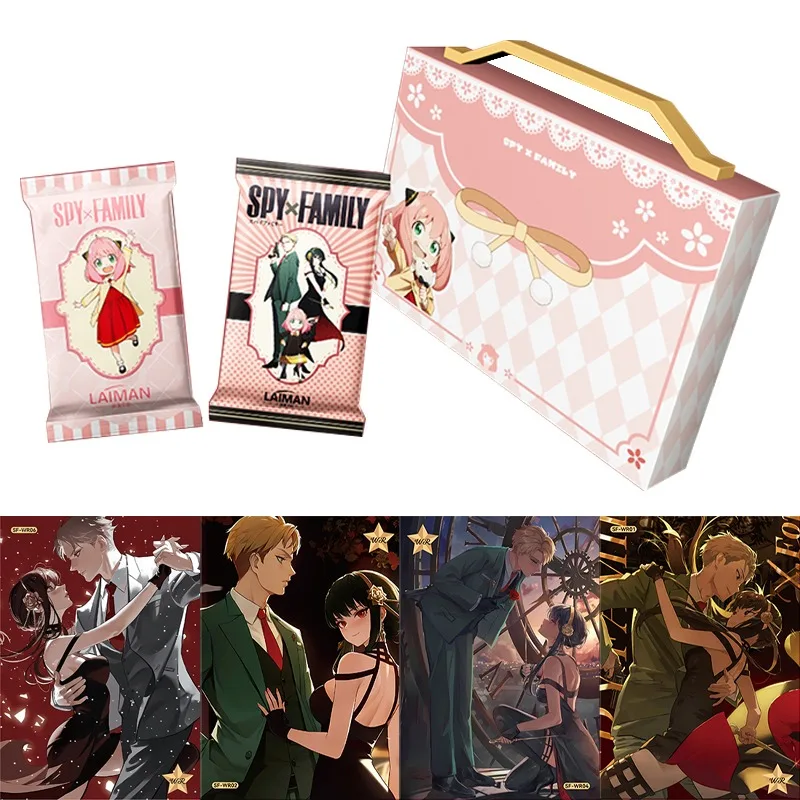 Nová špionážna rodinná karta Twilight Yor Forger Anya Folder WR Anime Collection Collection Cards Cards Kids Hračky Darčeky
