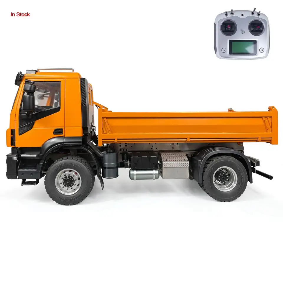 Nové 1/14 4x2 6x4 RC Hydraulický skládka 2-stupňové diaľkové ovládanie RC Hobby Hobby Maľované hotové hračky vozidla