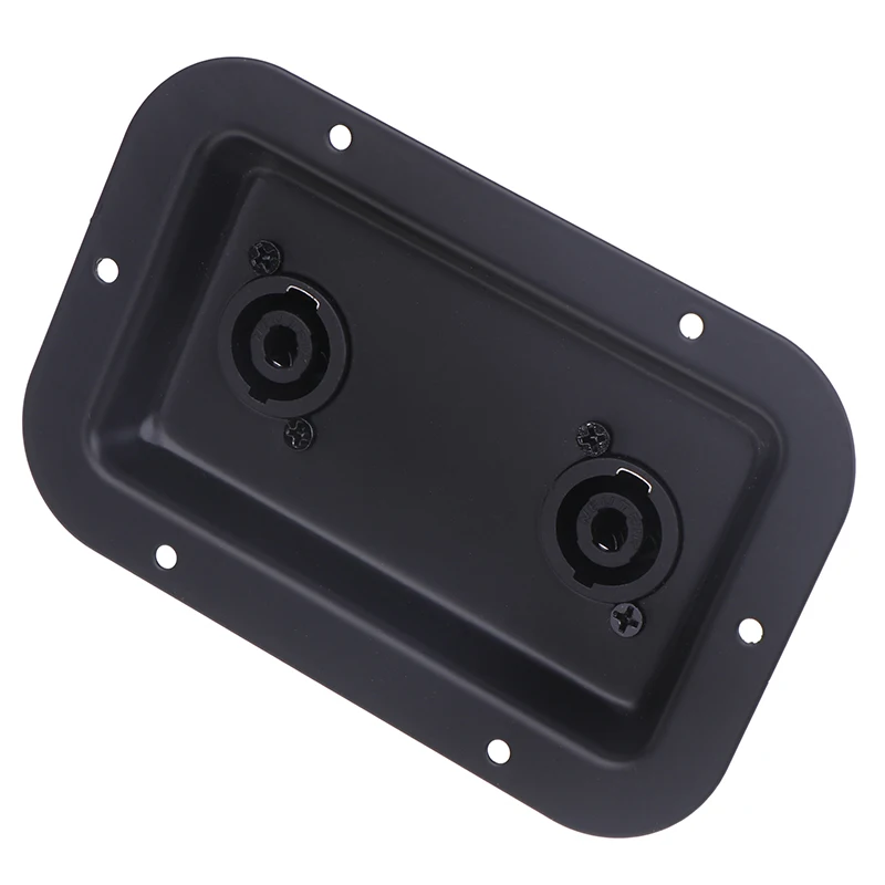 Nové 1 ks doska Socket Junction Box Clip Guitar Dual Large for PA reproduktorové skrinky Socket Junction Box Clip Doplnky