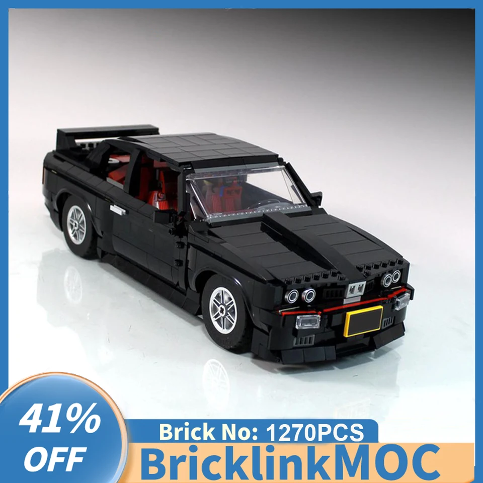 Nové 1270ks 1:13 Stupnica M3 E30 Classic Retro Supercar Coupe Model DIY Creative nápady detská hračka Darčekové technológie bloky MOC-10304
