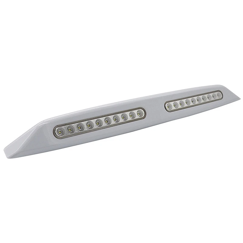 NOVÉ 12V RV ARCHING SVETLO 20 LED Marine Caravan Camper Exteriér veranda lampa biela pre RV Marine Caravan
