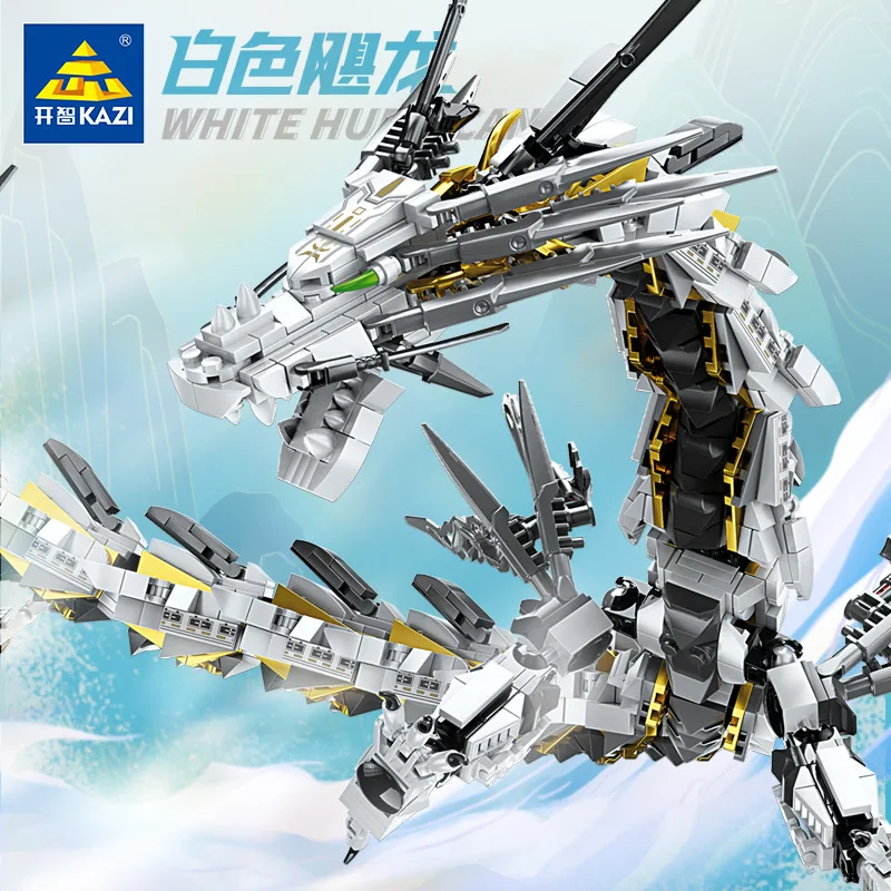NOVÉ 1485KS KY8093 Kreatívna technická mecha mechanická draka stavebné bloky tehly Model Zostavenie hračiek pre chlapcov