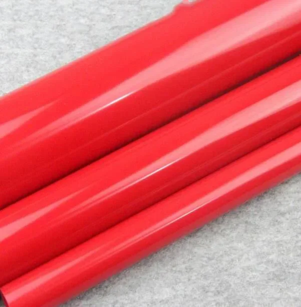 Nové 1ks UPVC Rovné potrubia Plastové červené vodné potrubie Nápoj Rovná tvrdá trubica 32/40/50 mm Vonkajší priemer hladký povrch 300 mm dĺžka