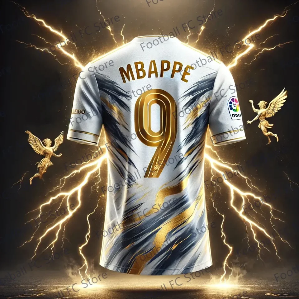 Nové 24-25 Summer Tee Jersey Chatgpt Intelligent Design Edition Jersey Special Mbappe 9 futbalový dres pre KidsAdult Kit