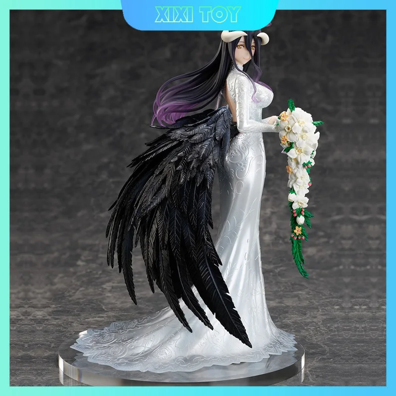 Nové 25 cm Overlord Albedo Svadobné šaty Akčná figúrka Zberateľ Anime Periférny model hračky Ozdob