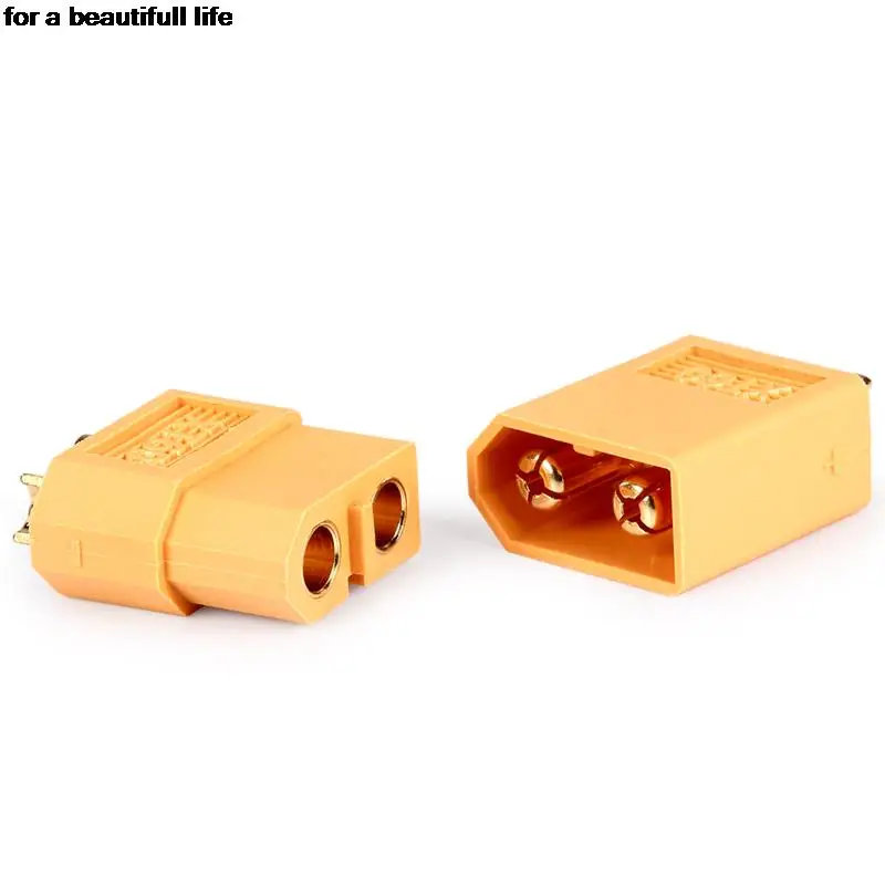 NOVÉ 2PCS/Set XT60 XT-60 XT 60 Plug Samecká ženské konektory konektorov pre RC Lipo Battery Wholesale