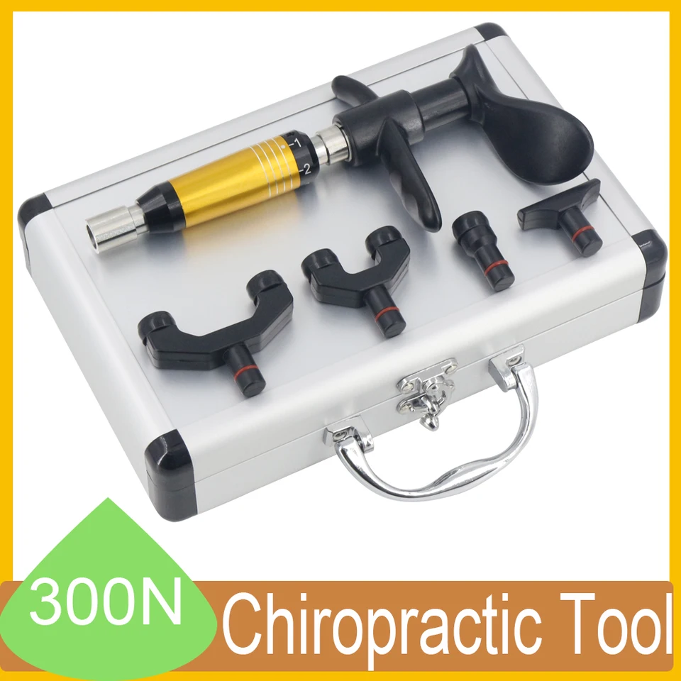 NOVÉ 300N Chiropractic NASTAVENIA Nástroje Korekcia Masáž chrbtice Prenosný dom Používa svalová masáž manuálna pištoľ