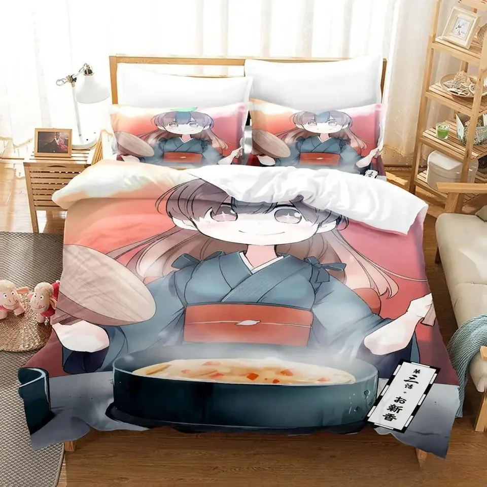 Nové 3D tlač Anime My Master nemá súpravy posteľnej obliečky s jedinou dvojčatá King King Set set