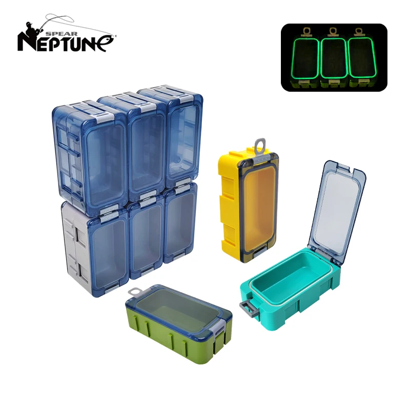 Nové 3ks rybárske boxy Mini plastové príslušenstvo skladovacie box organizátor Hook Organizátor boxy návnada kontajner kaprovú náradie náradie so svetelnými bodmi