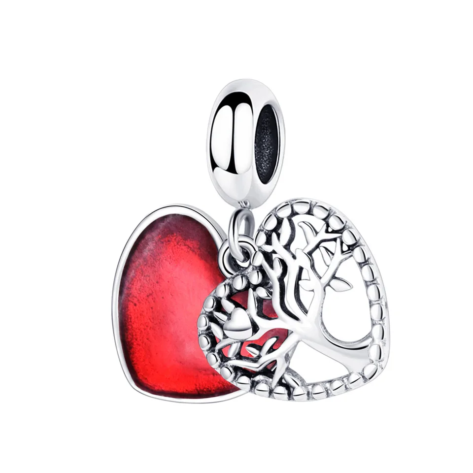 Nové 925 Sterling Silver Love Life Tree Pendant náramok