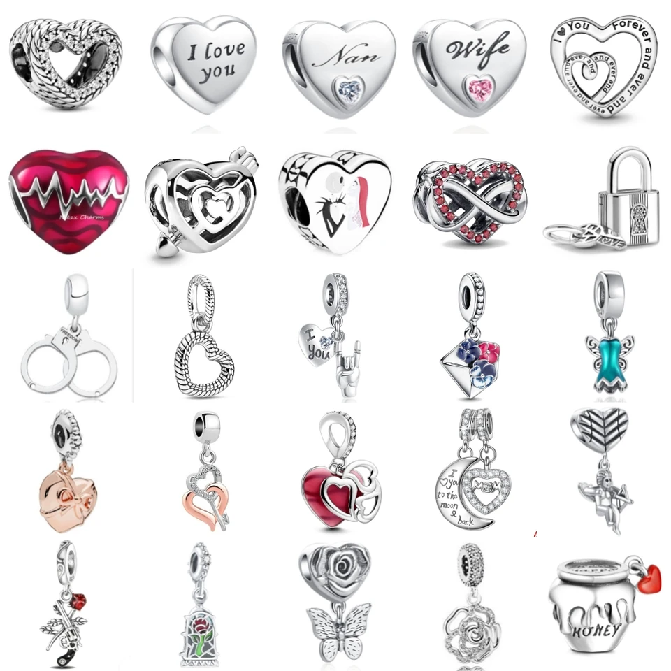 Nové 925 Sterling Silvering Honey Rose Púdy kúzlo ley 925 reťazca korálkovej fit originálny náramok Pandora DIY Dámske šperky