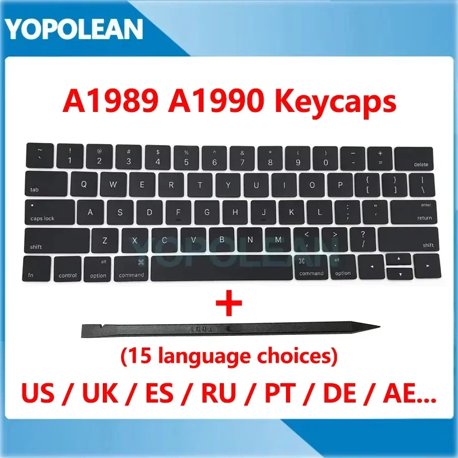 NOVÉ A1989 A1990 KEYCAPS KEYS PRE MacBook Pro 13 