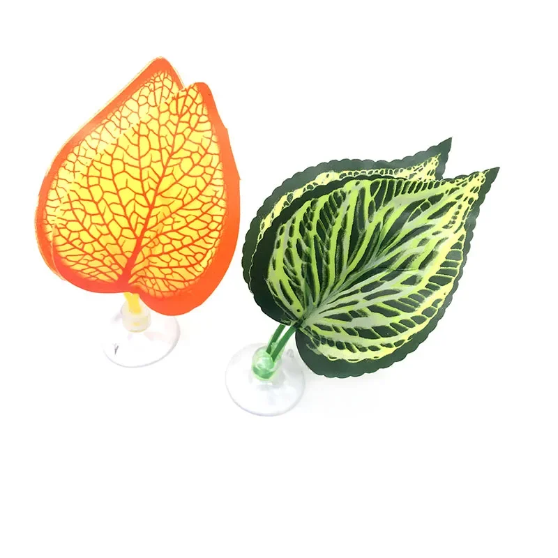 Nové akvárium Akvárium umelý list betta rýb odpočinok Regning Ornamental Plant Betta Fish Play relax