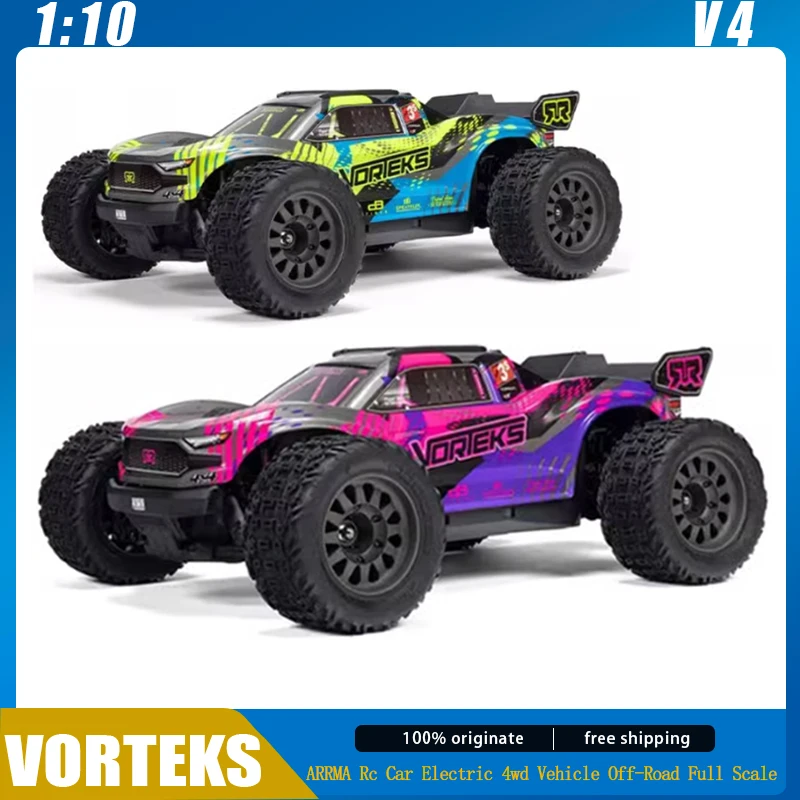 Nové Arrma Vorteks v4 1:10 RC CAR v plnej veľkosti simulácie terénneho vozidla kamión DSC 3S RTR pre deti darček k narodeninám