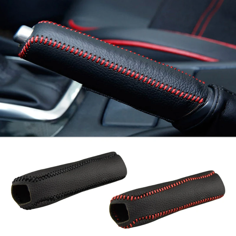 Nové autá kožené prevodové kolesá ručné brzda pre Fiat Panda Bravo Punto Linea Croma 500 595 Ducato Tipo Stilo
