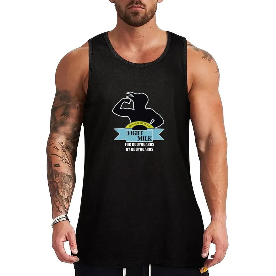 Nové bojové mlieko - vždy je to slnečný tank Top Men oblečenie letnú športovú košeľu muž pre chlapca