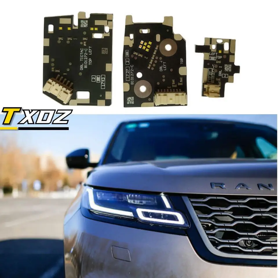 Nové denné dosky DRL DRL pre dosky Range Rover Velar LED svetlomety