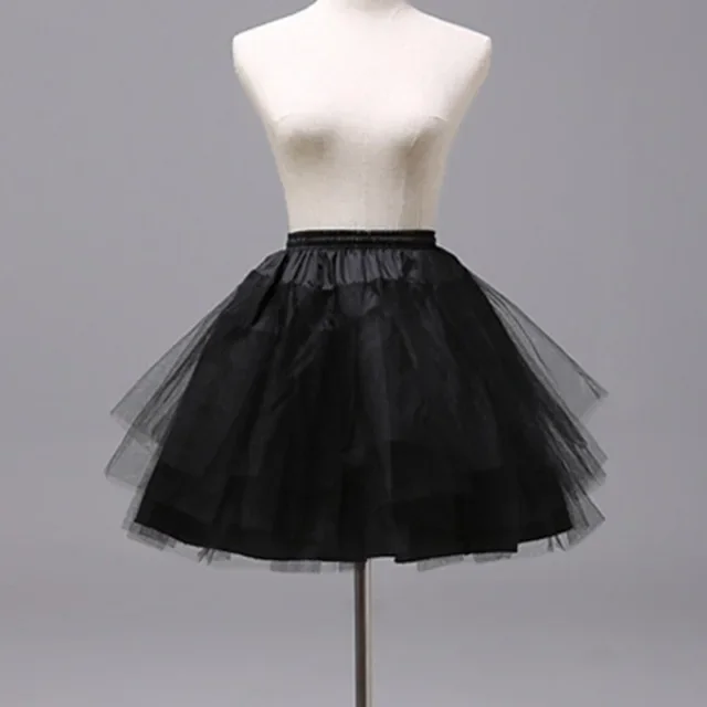 Nové deti Petticoats pre formálne kvetinové dievčatá šaty bez obrus krátke crinoline malé deti spodná strata jupu